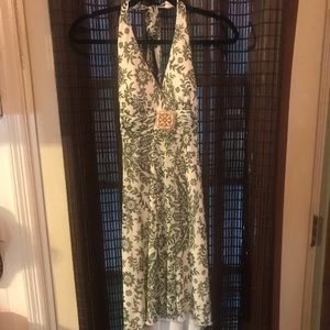 High low halter dress